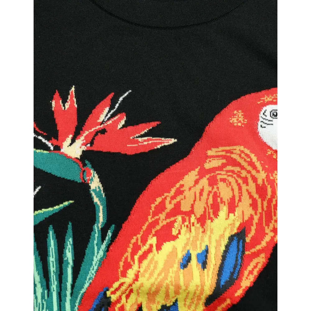 Dolce & Gabbana Black Jungle Crew Neck Sleeveless Tank Top - T-shirts