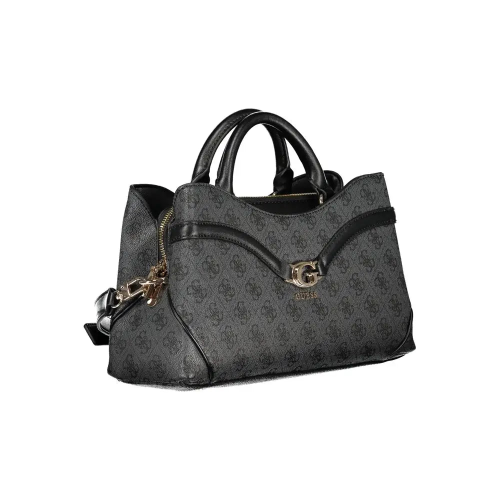 Guess Jeans Black Polyurethane Women’s Handbag - Håndtasker