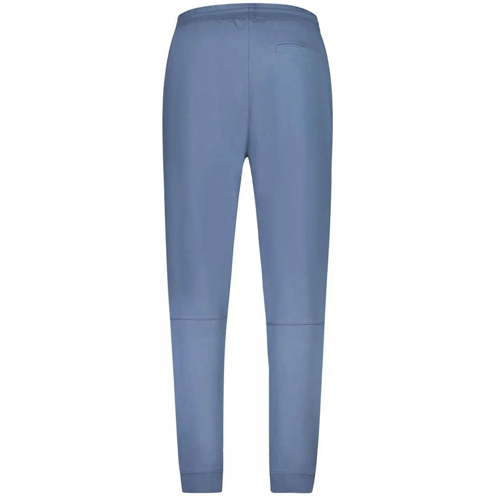 Hugo Boss blue slim-fit jogger pants i blødt stof med elastik i taljen