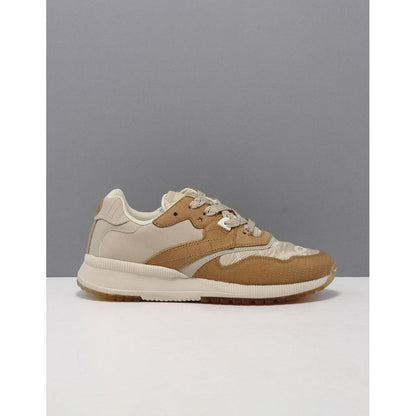 Scotch & Soda Beige Nylon Low Top Sneakers