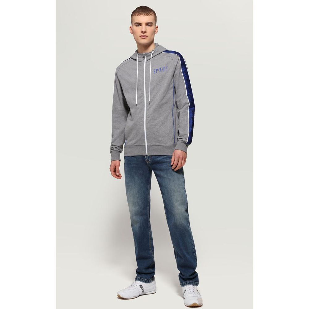 Bikkembergs Gray Cotton Sweatshirt