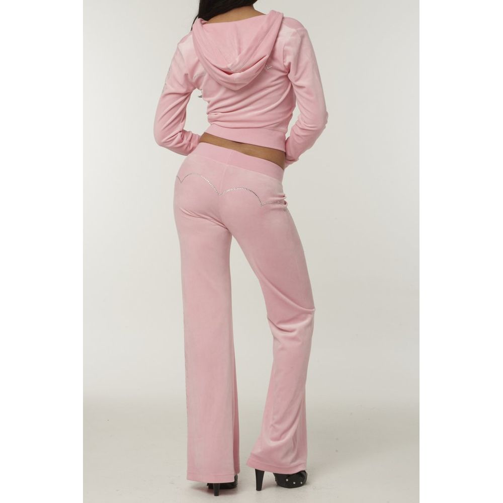 Juicy Couture Pink Polyester Casual Pants