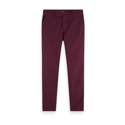 Scotch & Soda Red Cotton Casual Pants