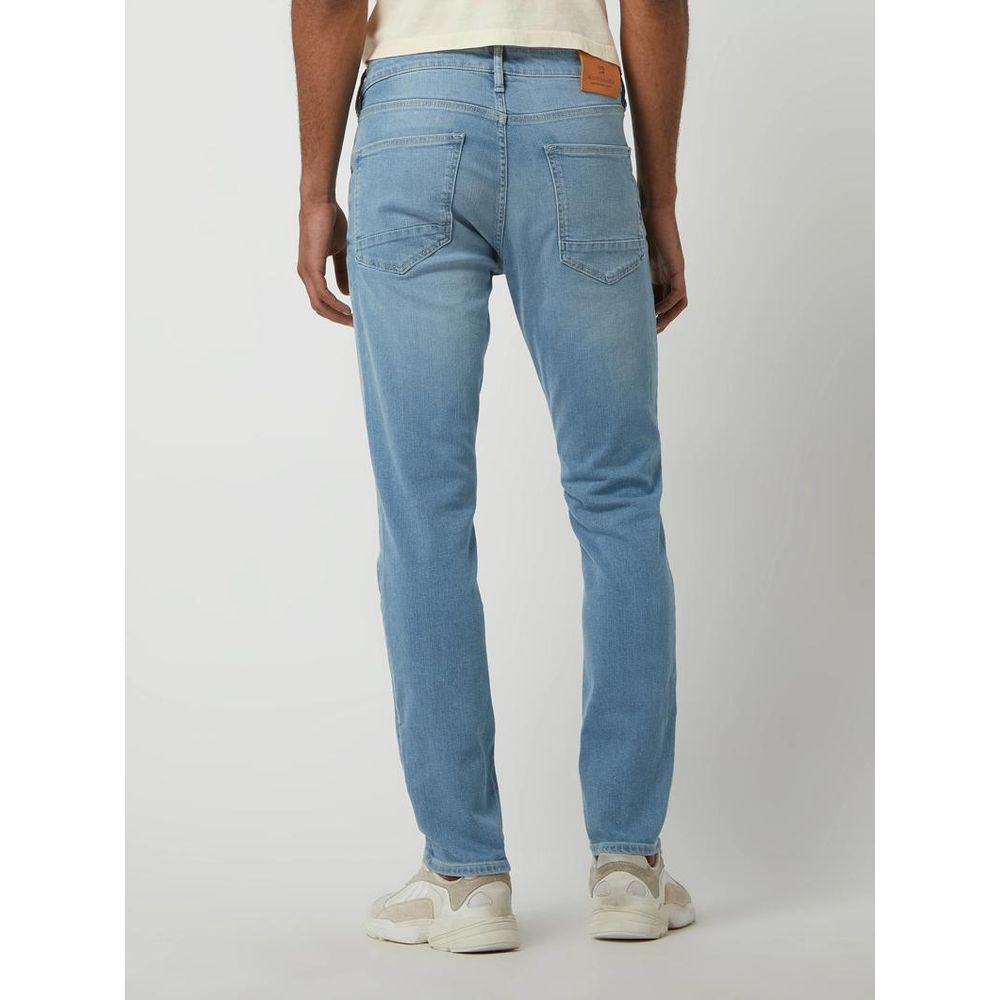 Scotch & Soda Blue Cotton Slim Fit Jeans