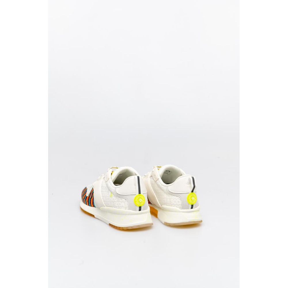 Scotch & Soda Textile Sneakers – White Rainbow