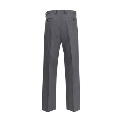 Prada Gray Fleece Wool Dress Pants