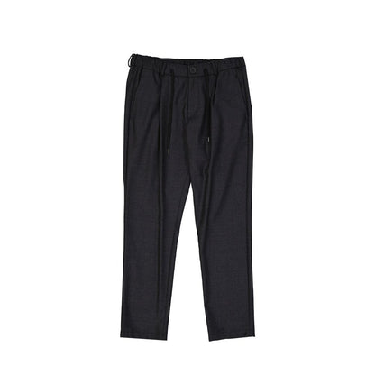 Herno Gray Wool Casual Pants
