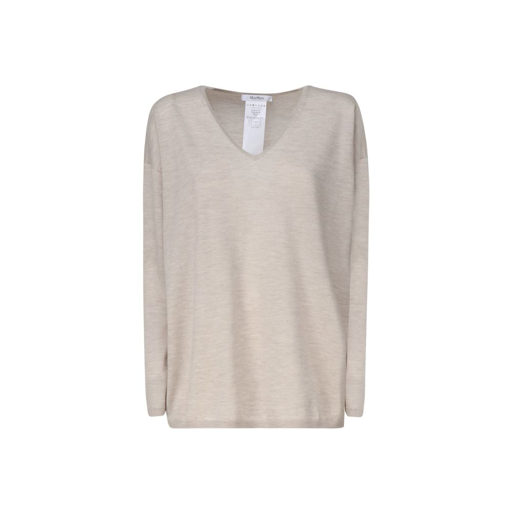 Max Mara Women's Oversized Cashmere Sweater – Beige