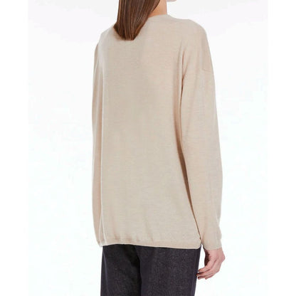 Max Mara Women's Oversized Cashmere Sweater – Beige
