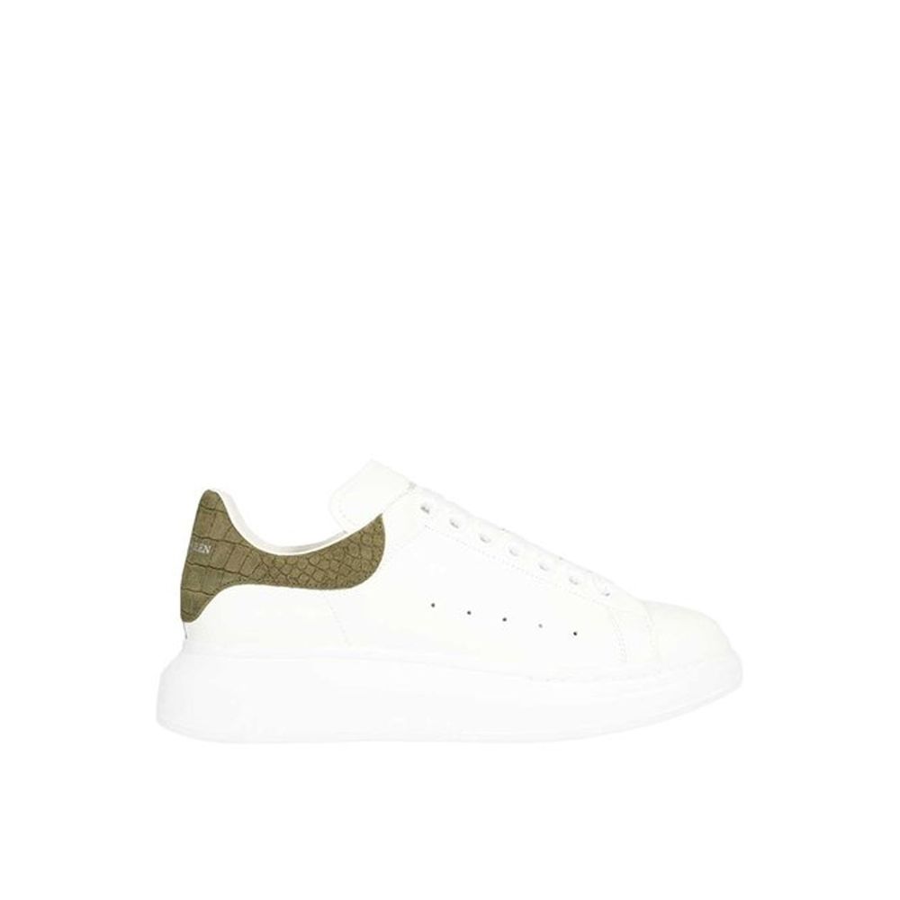 Alexander McQueen White Calfskin Low Top Sneakers