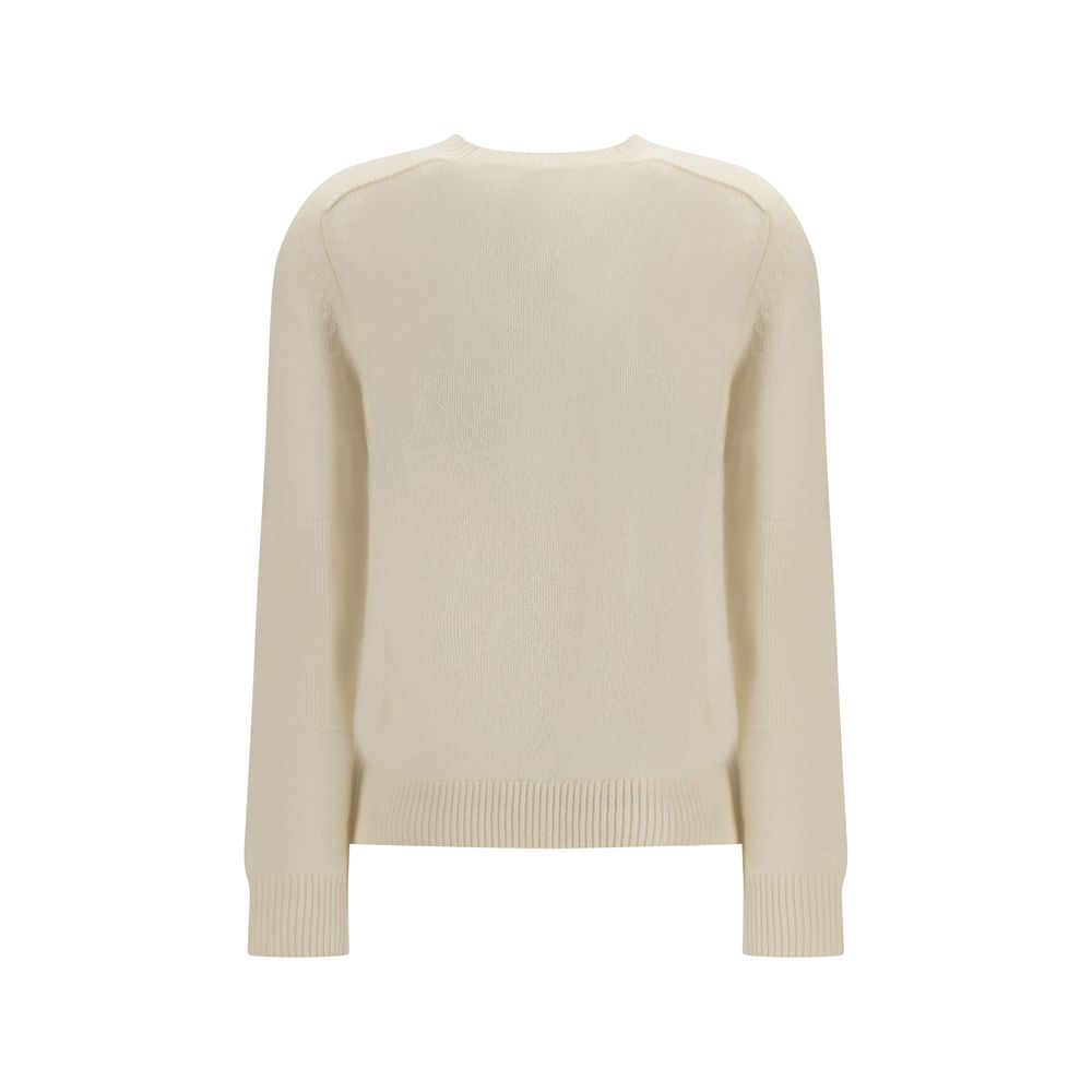 Burberry Cream Cashmere Cashmere Sweater