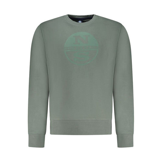 North Sails Verde Cotton Men Sweatshirt