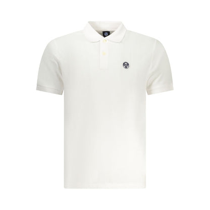 North Sails White Cotton Men's Polo Shirt