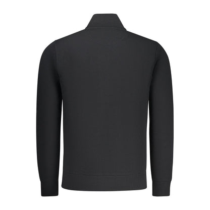 North Sails Black Cotton Men Sweatshirt