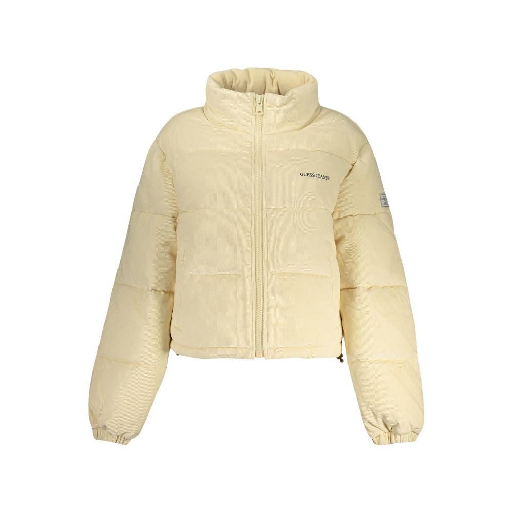 Guess Jeans Beige Polyester Women's Jacket