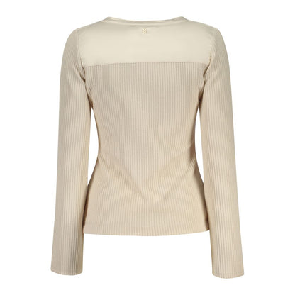 Guess Jeans Beige Polyester Women Sweater