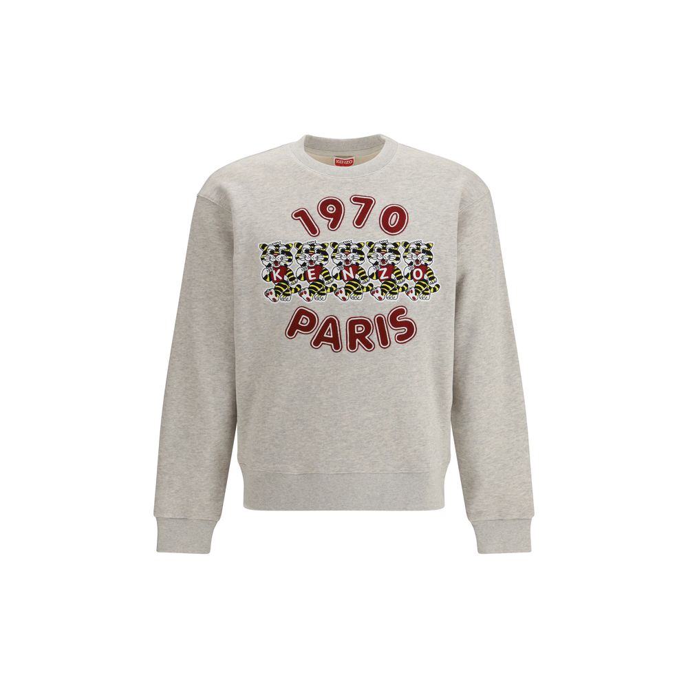 Kenzo Wild Tiger Cotton Sweatshirt – Grey