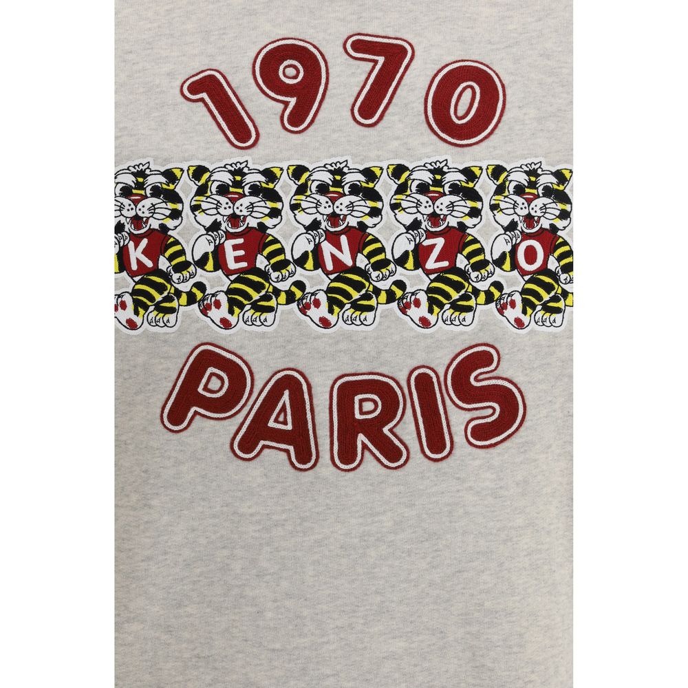 Kenzo Wild Tiger Cotton Sweatshirt – Grey