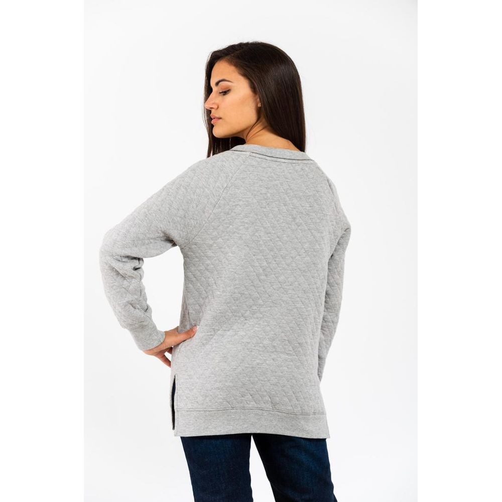 Gas Gray Cotton Sweatshirt