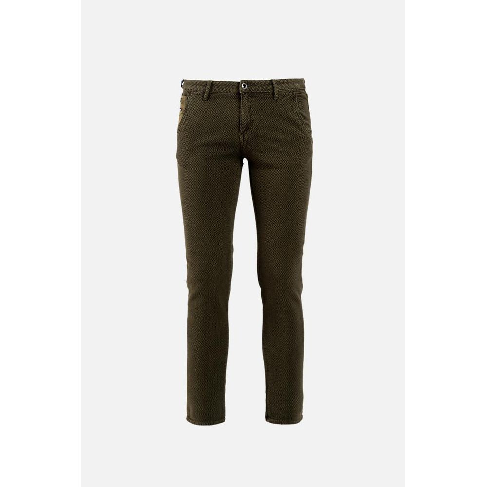 Gas Brown Cotton Jeans Denim