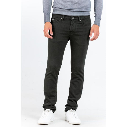 Gas Green Cotton Skinny Jeans