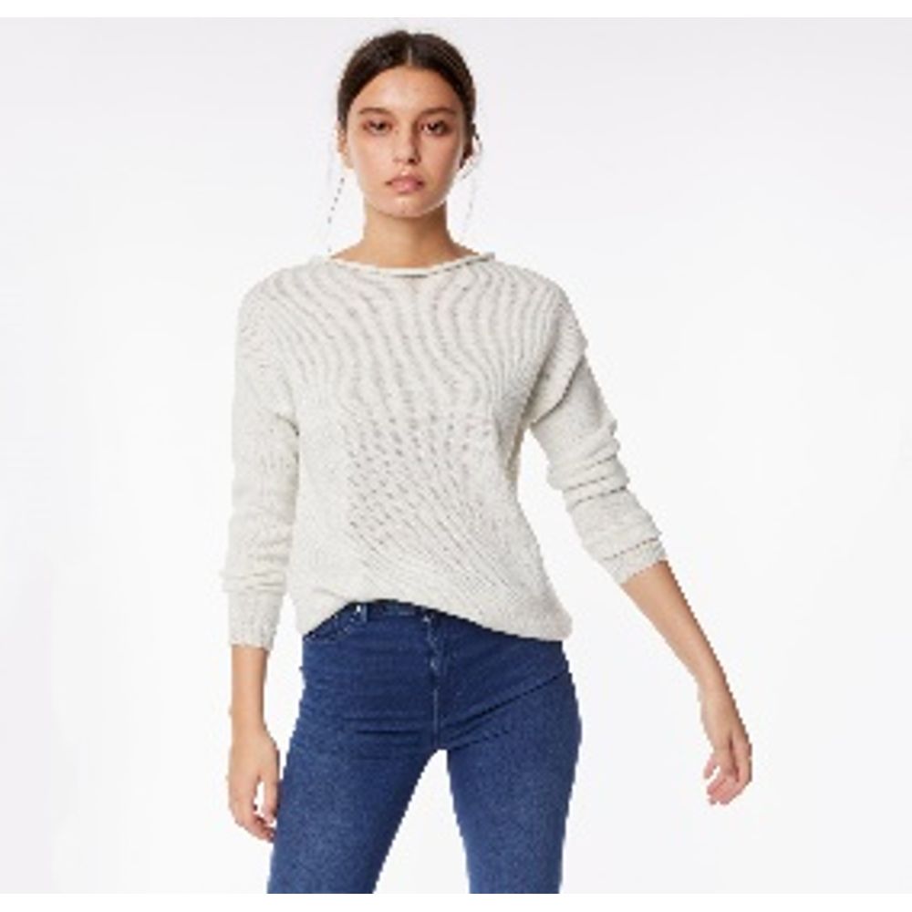 Gas Gray Marabou Sweatshirt