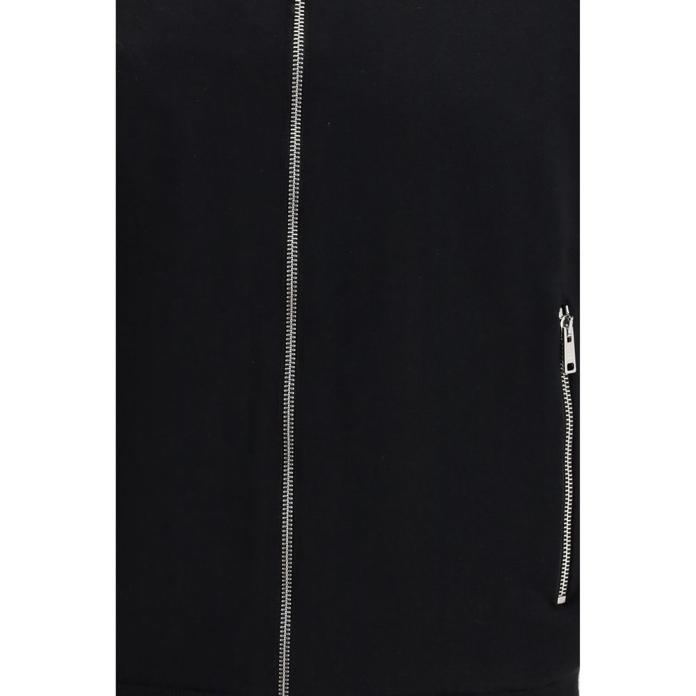 Prada Black Fleece Wool Bomber