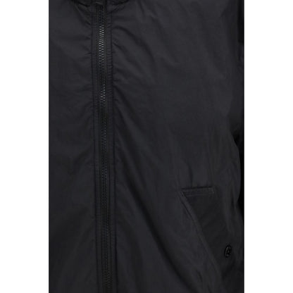 Stone Island Black Polyamide Coat