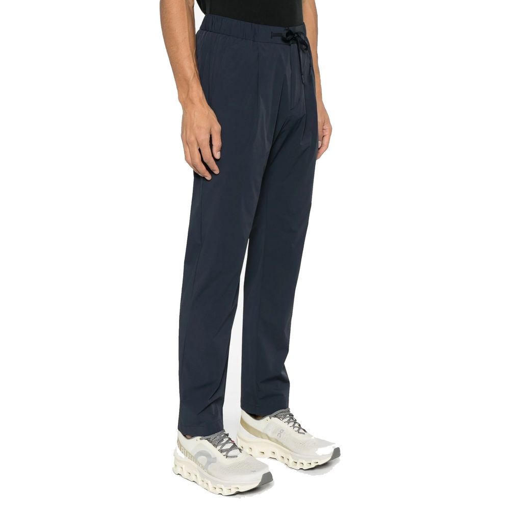 Herno Gray Elastane Casual Pants