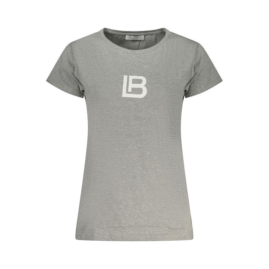 Laura Biagiotti Gray Cotton T-Shirt
