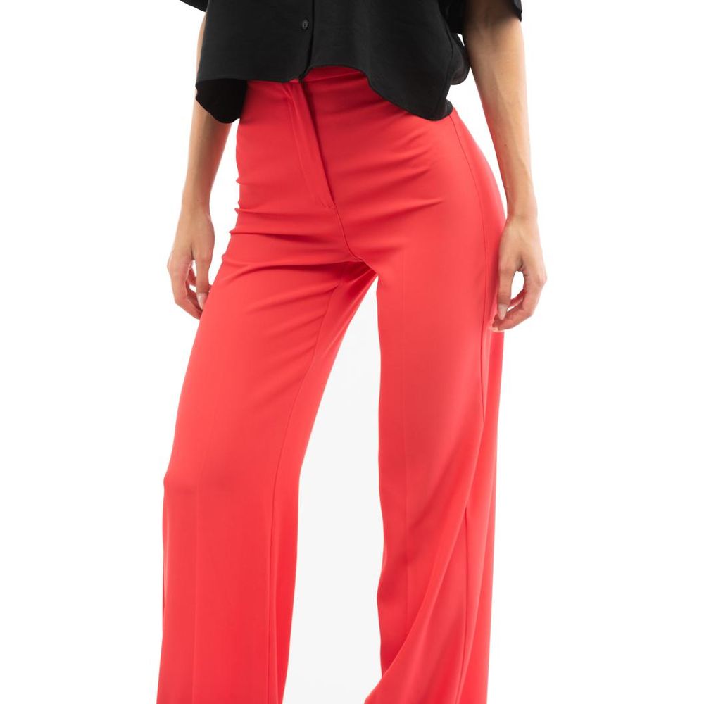 Patrizia Pepe Red Polyester Casual Pants