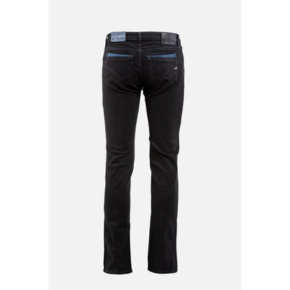 Gas Black Cotton Jeans Denim