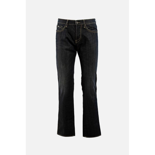 Gas Gray Cotton Straight-Leg Jeans