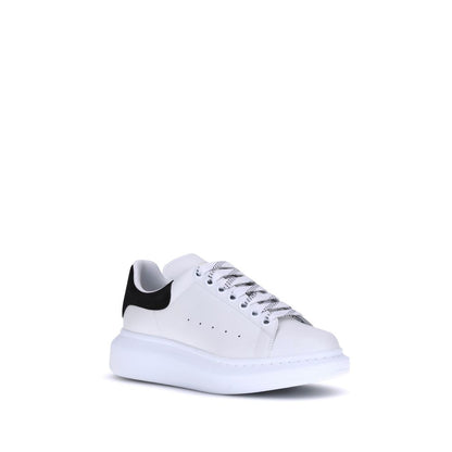 Alexander McQueen White Calf Leather Bos Taurus Platform Sneakers