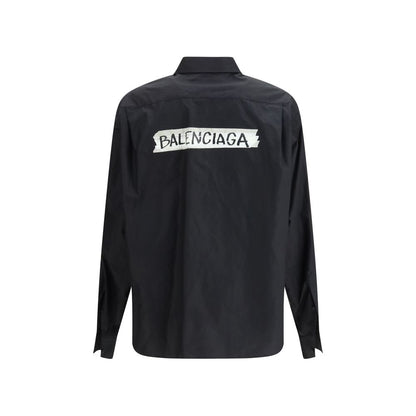 Balenciaga Black Cotton Shirt