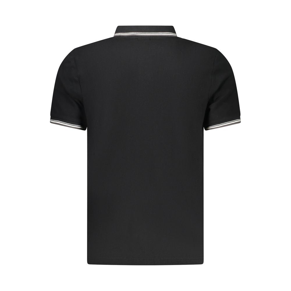 North Sails Black Cotton Men's Polo Shirt