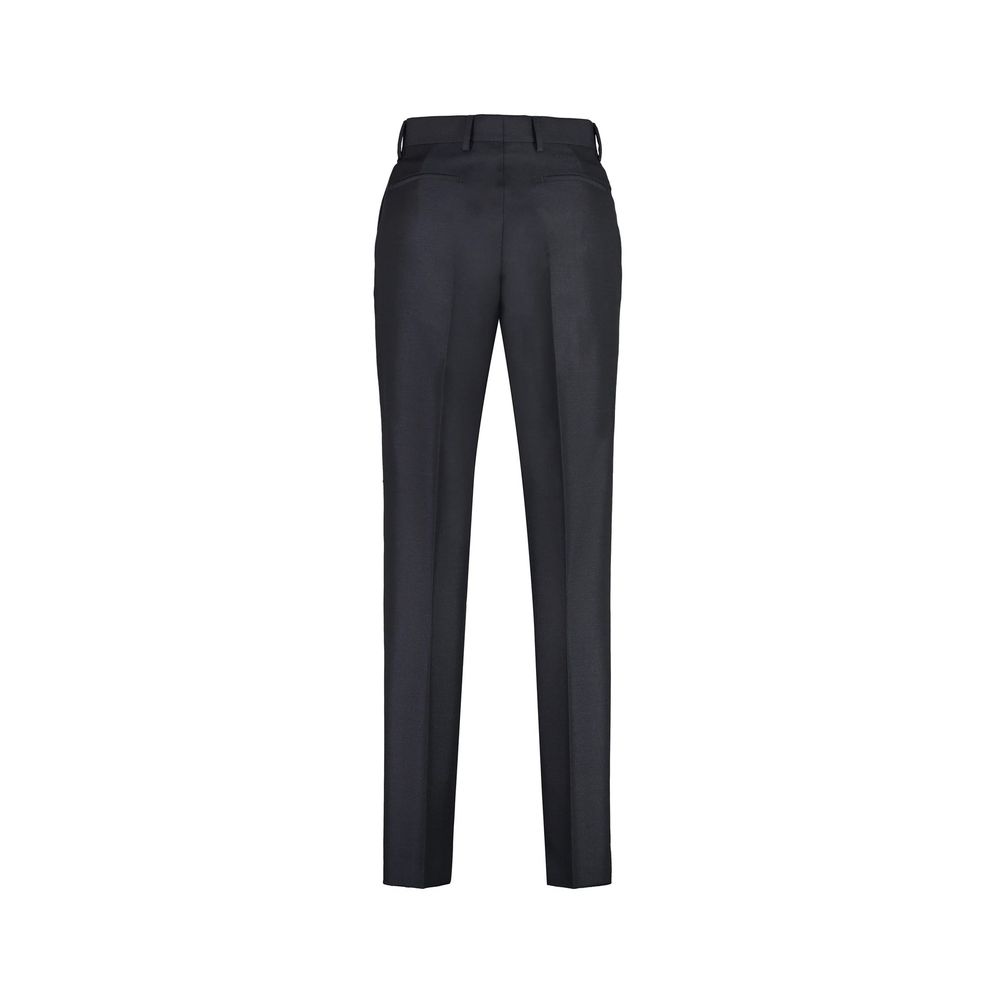 Prada Blue Mohair Dress Pants