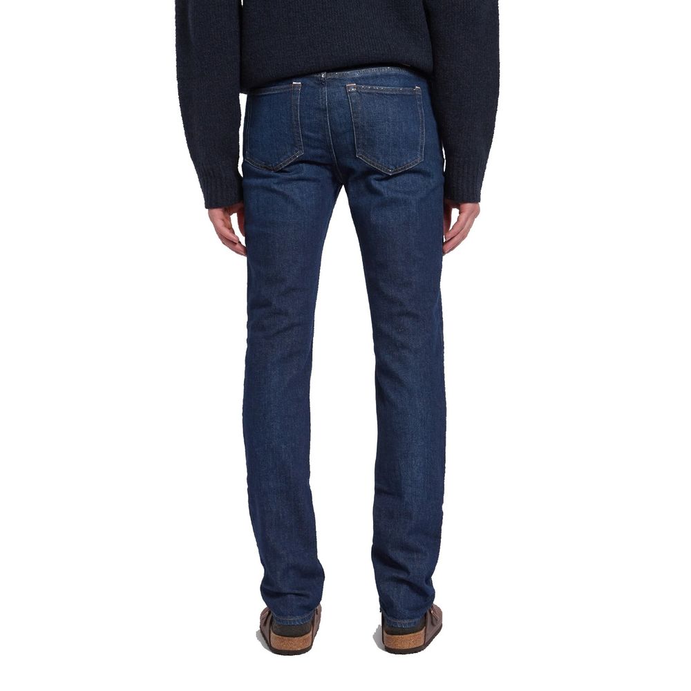 Acne Studios Blue Cotton Skinny Jeans