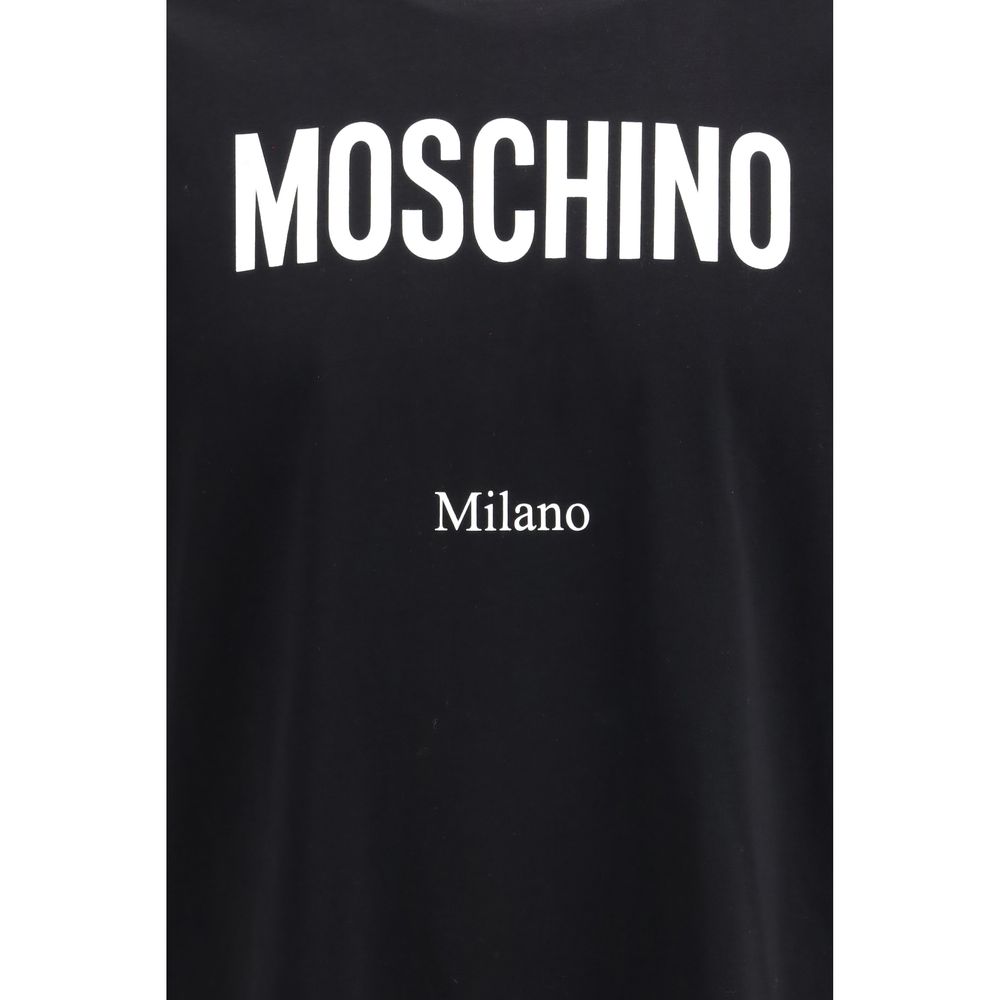 Moschino Black Cotton T-Shirt