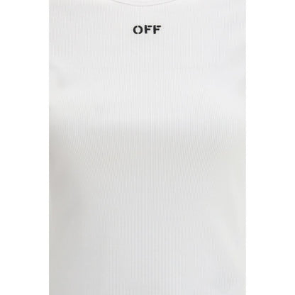 Off-White White Cotton T-Shirt