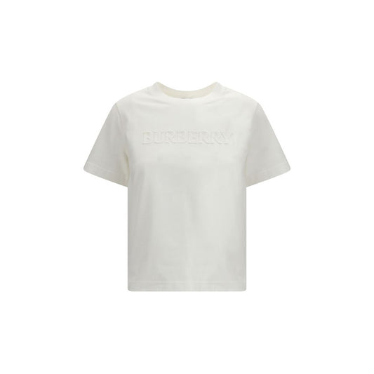 Burberry White Cotton Sportswear