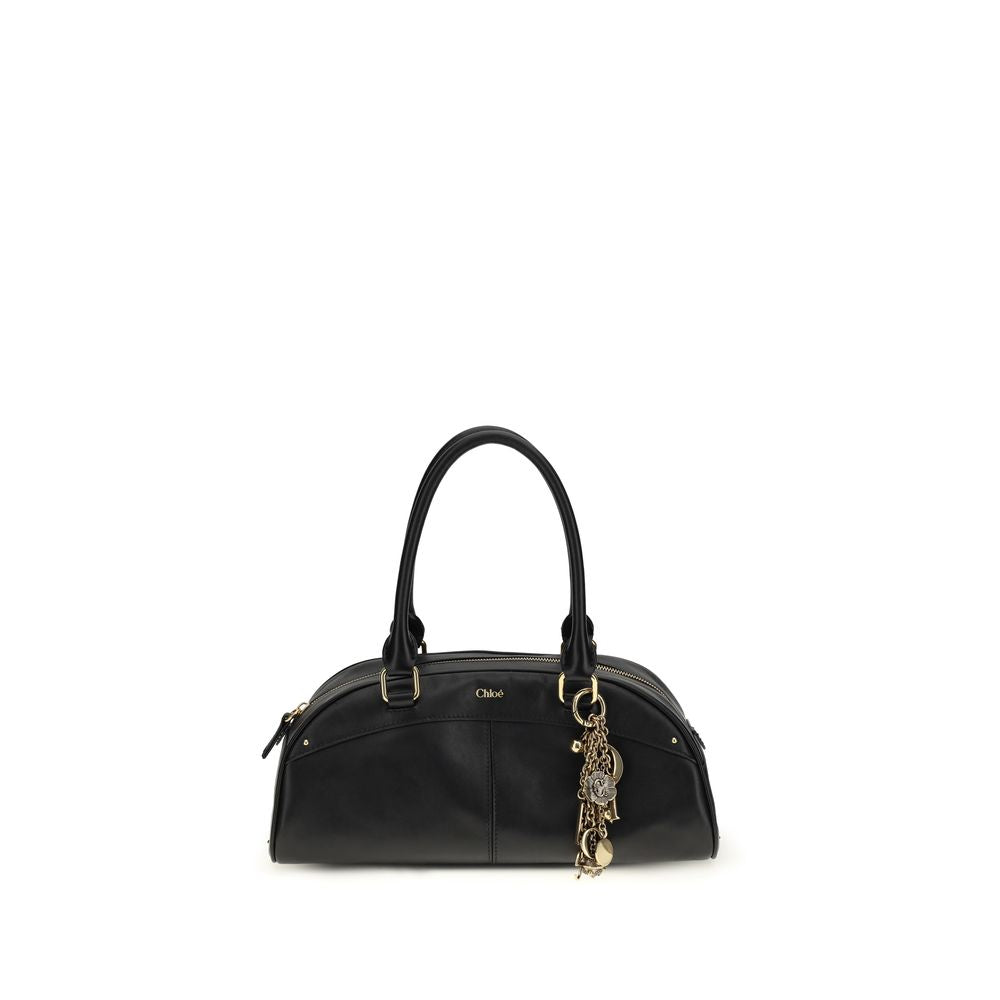 Chloé Black Calf Leather Bos Taurus Shoulder Bag