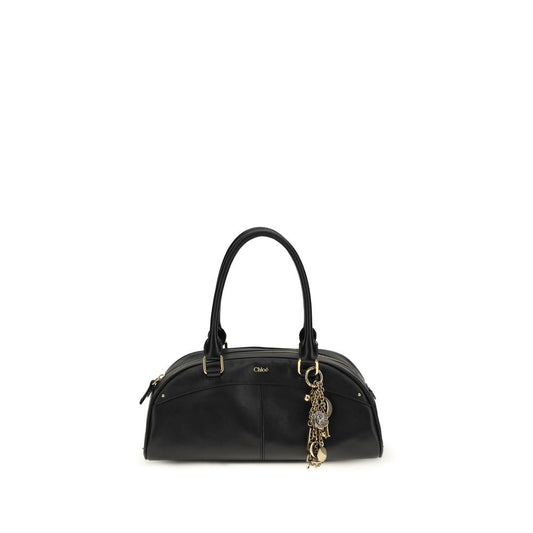 Chloé Black Calf Leather Bos Taurus Shoulder Bag