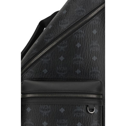 MCM Black Fabric Shoulder Bag