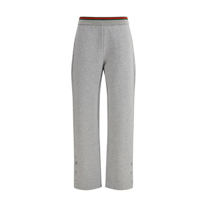 Gucci Gray Cotton Casual Pants