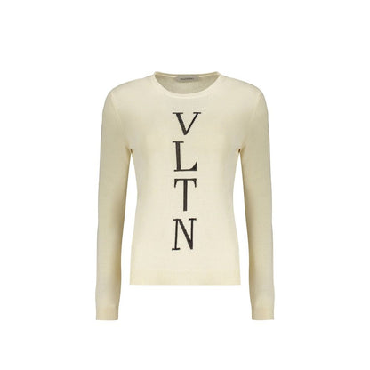 Valentino Beige Cotton Sweatshirt