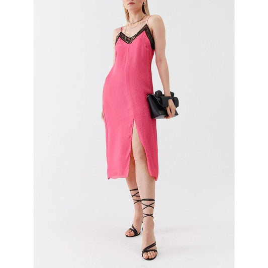 Patrizia Pepe Fuchsia Viscose Casual Dress