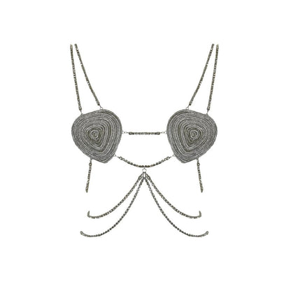 Patrizia Pepe White Copper Bra