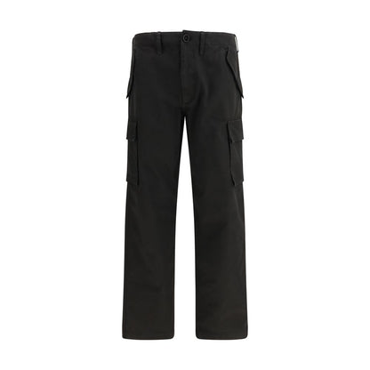 Burberry Black Cotton Cargo Pants