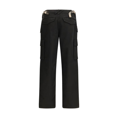 Burberry Black Cotton Cargo Pants
